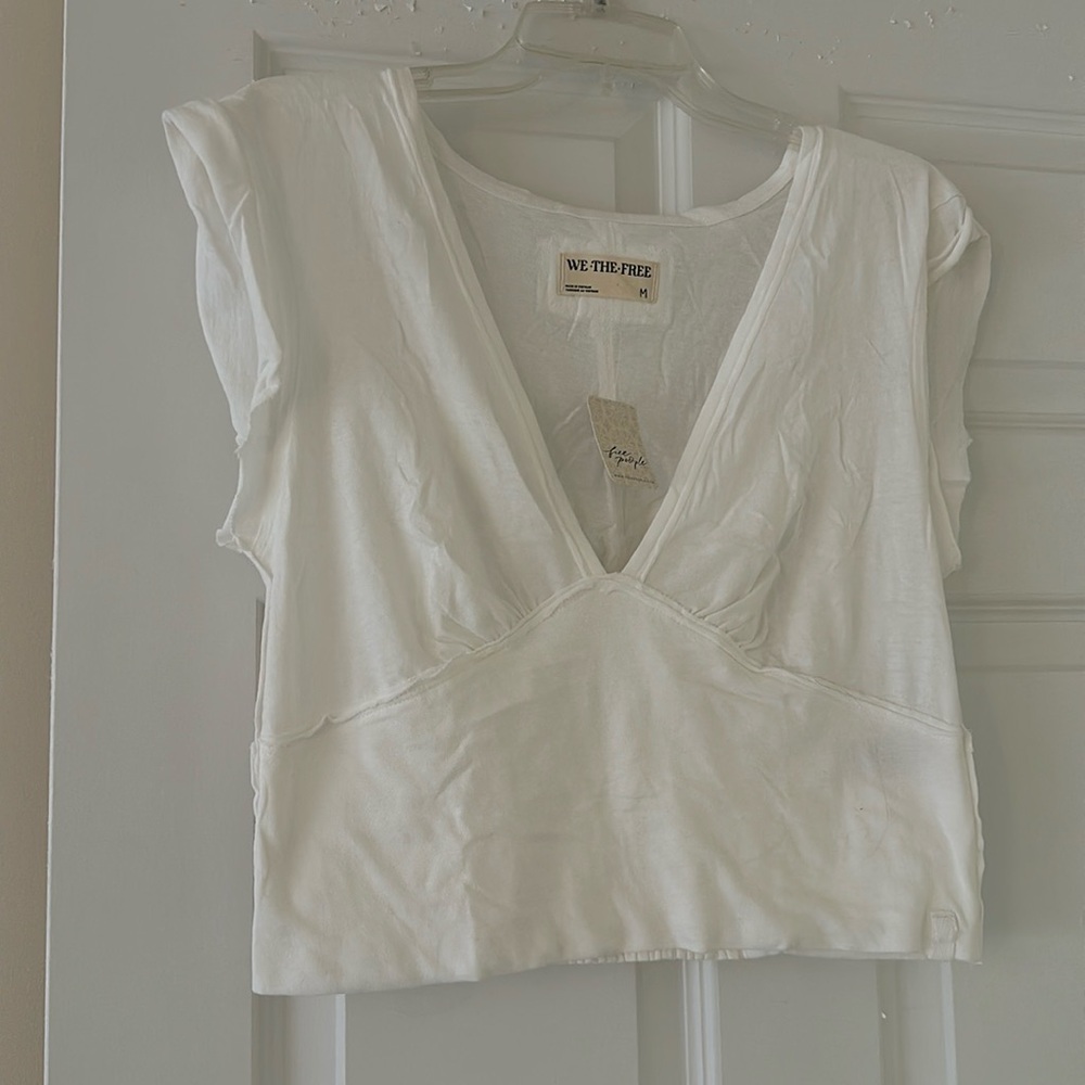 We The Free IVY Tee 100% Cotton with Smocking at Lower Back